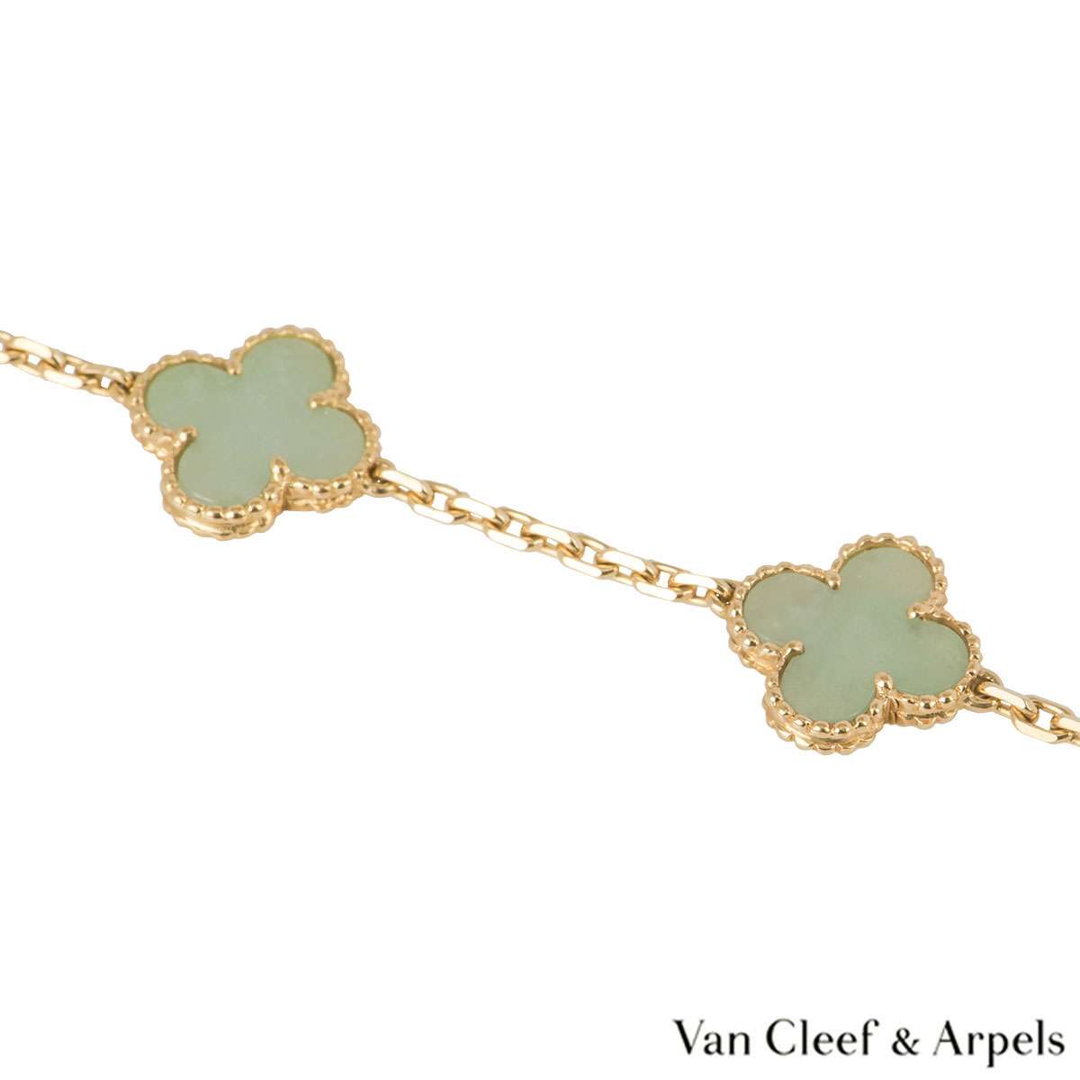 Vintage alhambra yellow gold bracelet Van Cleef & Arpels Brown in Yellow  gold - 31036848
